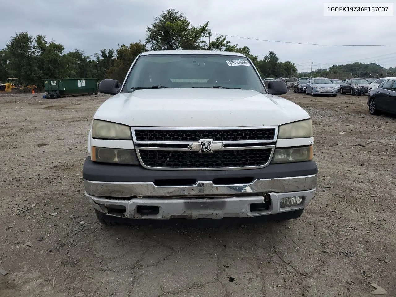 2006 Chevrolet Silverado K1500 VIN: 1GCEK19Z36E157007 Lot: 69752664