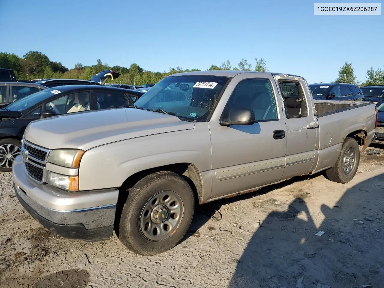 1GCEC19ZX6Z206287 2006 Chevrolet Silverado C1500