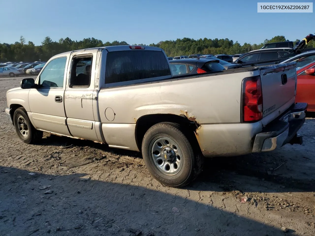 2006 Chevrolet Silverado C1500 VIN: 1GCEC19ZX6Z206287 Lot: 69851754