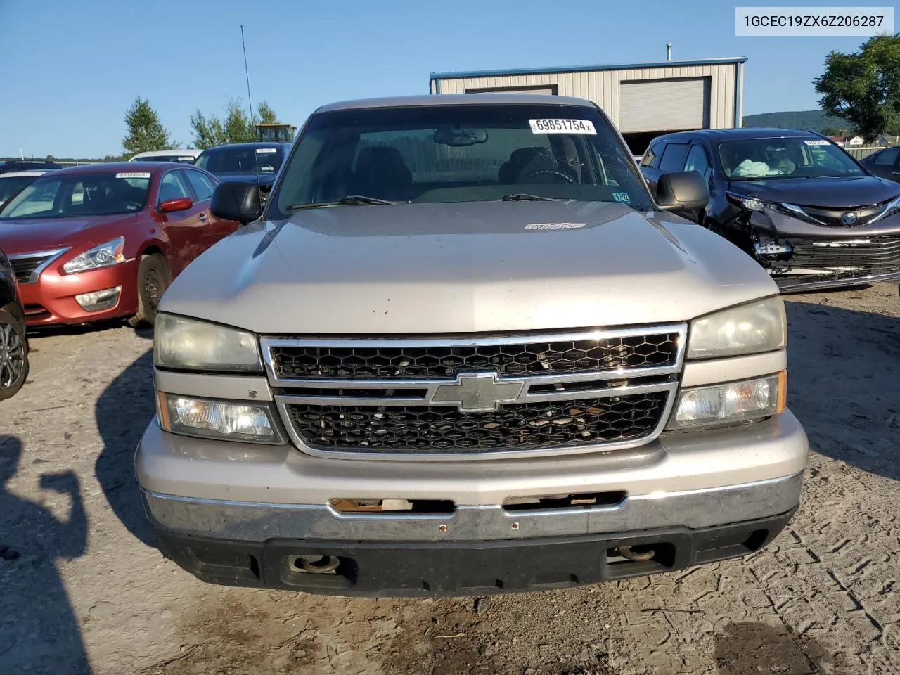 2006 Chevrolet Silverado C1500 VIN: 1GCEC19ZX6Z206287 Lot: 69851754