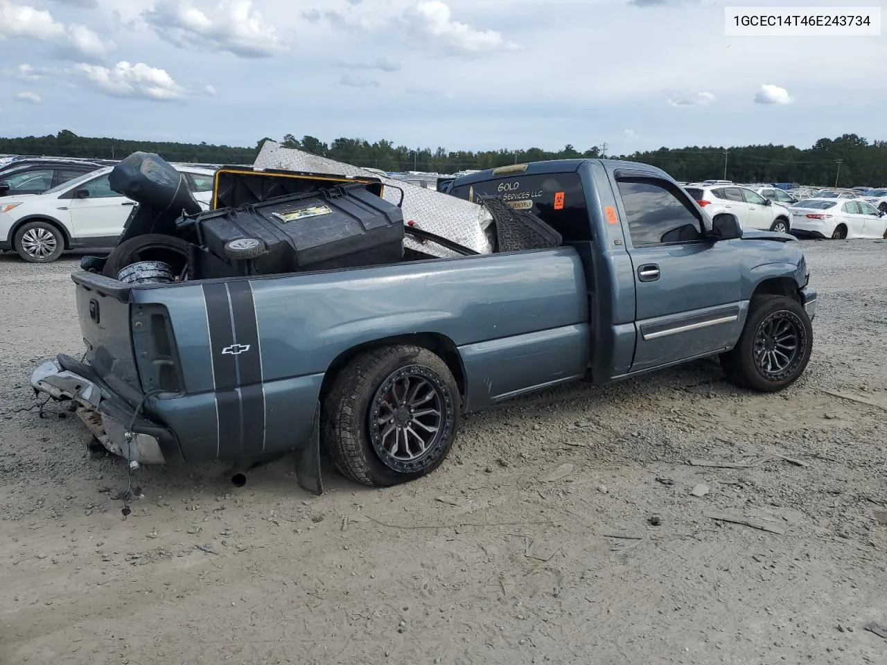 2006 Chevrolet Silverado C1500 VIN: 1GCEC14T46E243734 Lot: 70034064