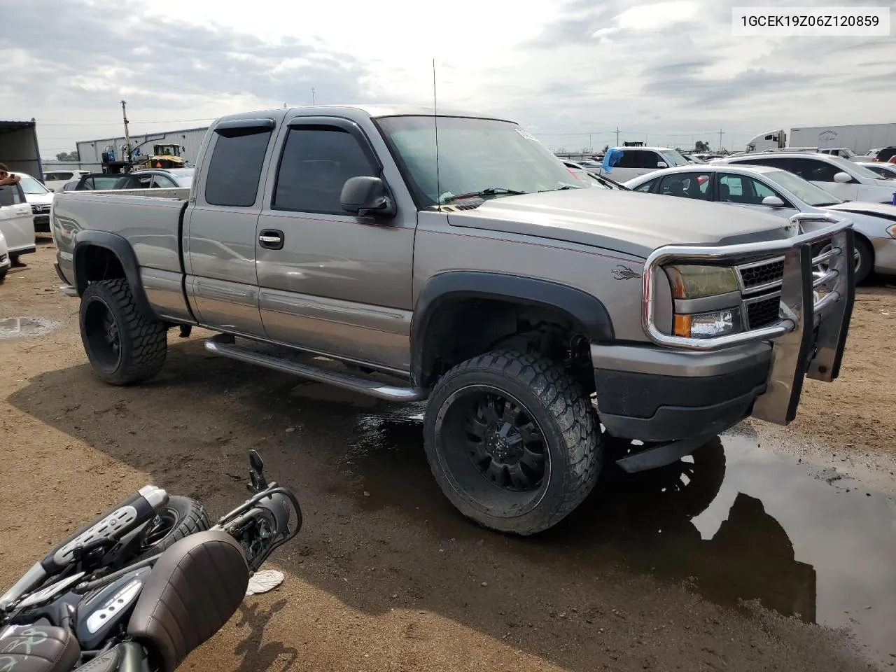 2006 Chevrolet Silverado K1500 VIN: 1GCEK19Z06Z120859 Lot: 70409704