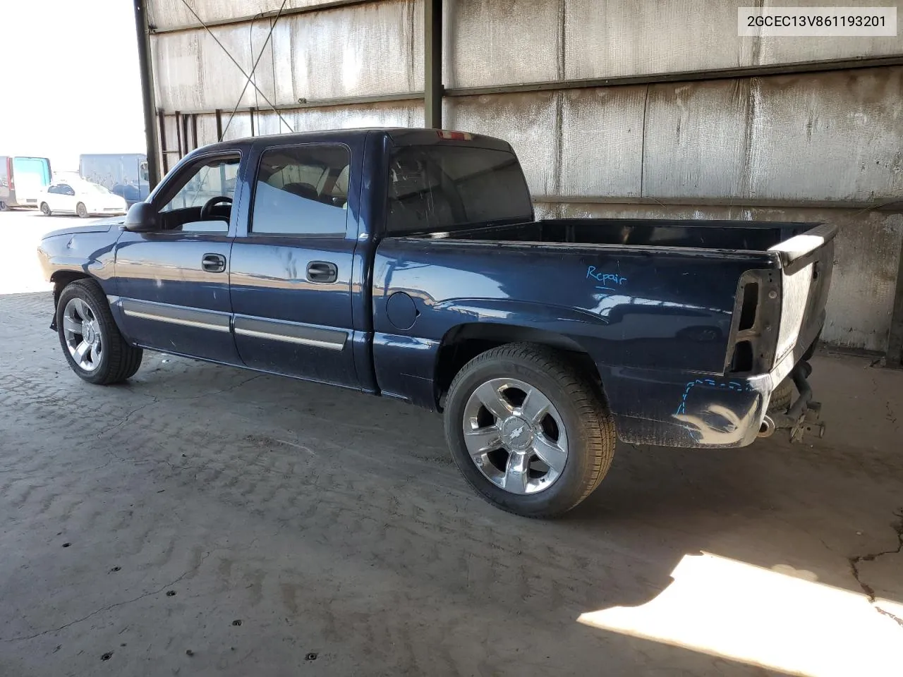 2006 Chevrolet Silverado C1500 VIN: 2GCEC13V861193201 Lot: 70474854