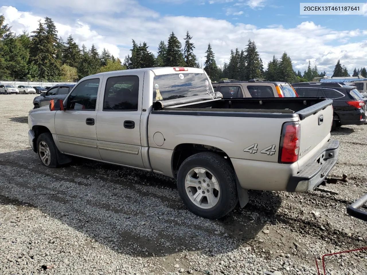 2006 Chevrolet Silverado K1500 VIN: 2GCEK13T461187641 Lot: 70538504