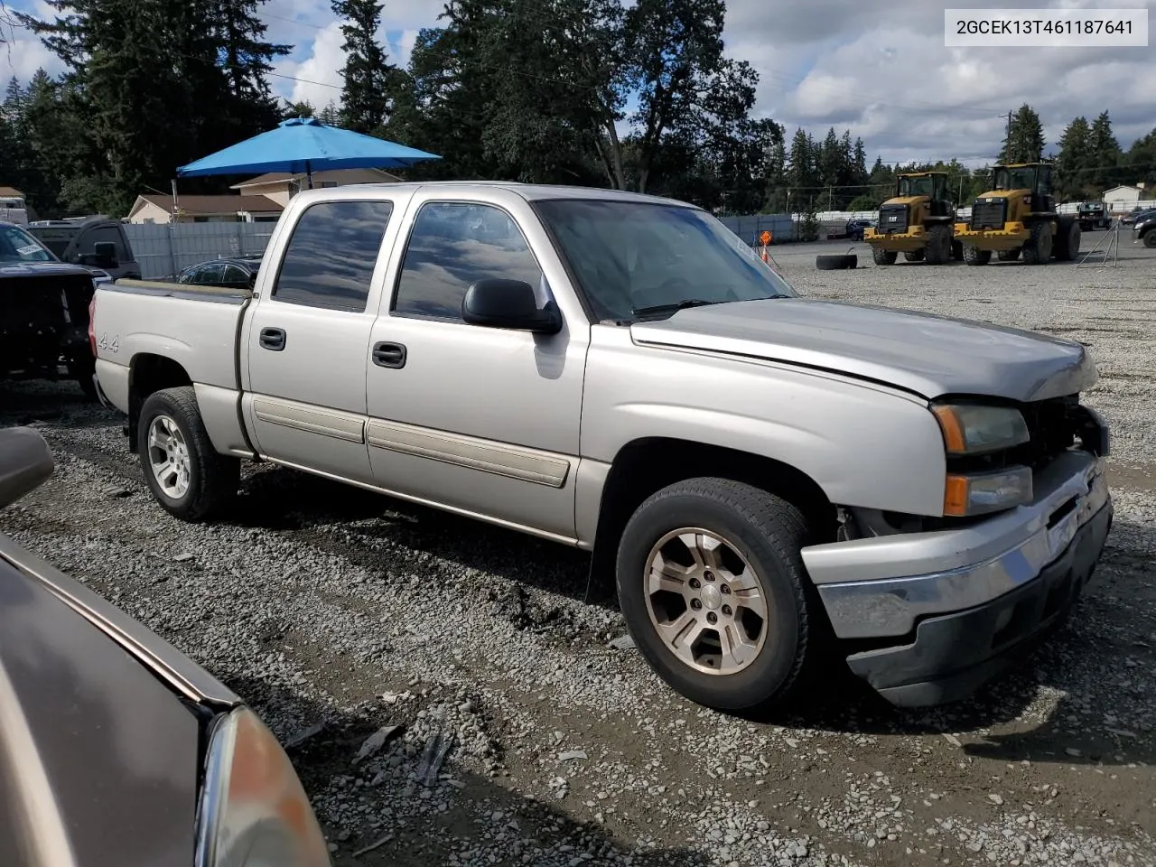 2006 Chevrolet Silverado K1500 VIN: 2GCEK13T461187641 Lot: 70538504