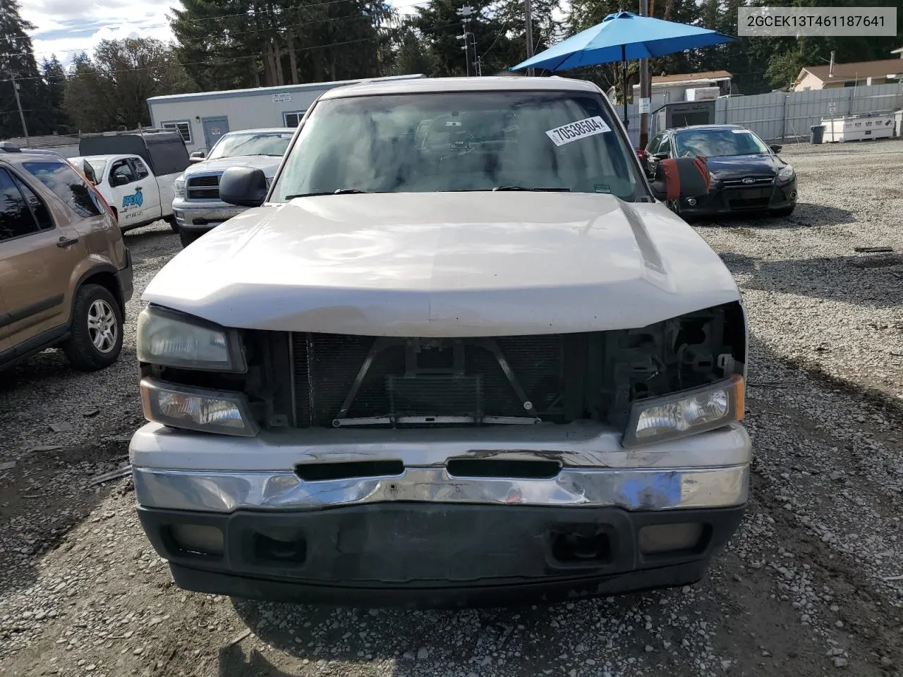 2006 Chevrolet Silverado K1500 VIN: 2GCEK13T461187641 Lot: 70538504