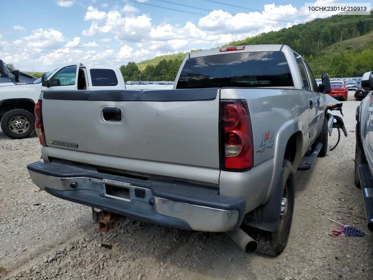 2006 Chevrolet Silverado K2500 Heavy Duty VIN: 1GCHK23D16F210913 Lot: 70589224