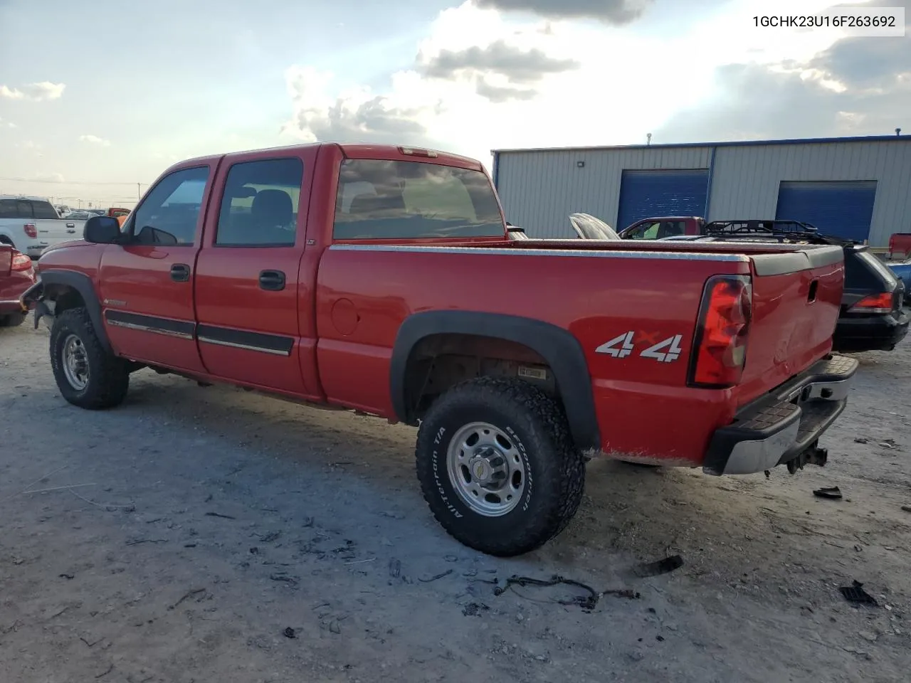 2006 Chevrolet Silverado K2500 Heavy Duty VIN: 1GCHK23U16F263692 Lot: 70597654