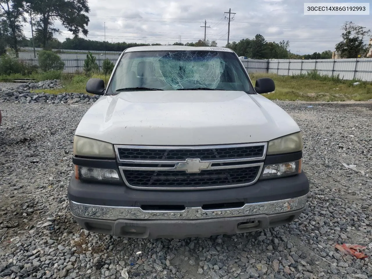 2006 Chevrolet Silverado C1500 VIN: 3GCEC14X86G192993 Lot: 70599224