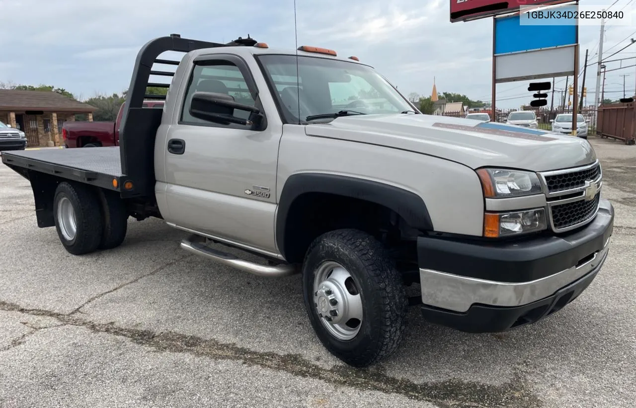 1GBJK34D26E250840 2006 Chevrolet Silverado K3500