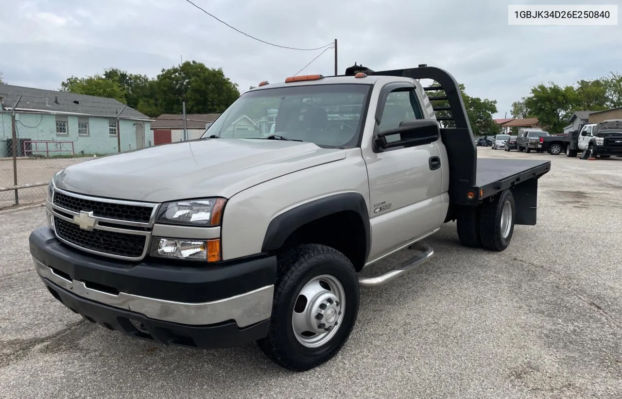 1GBJK34D26E250840 2006 Chevrolet Silverado K3500