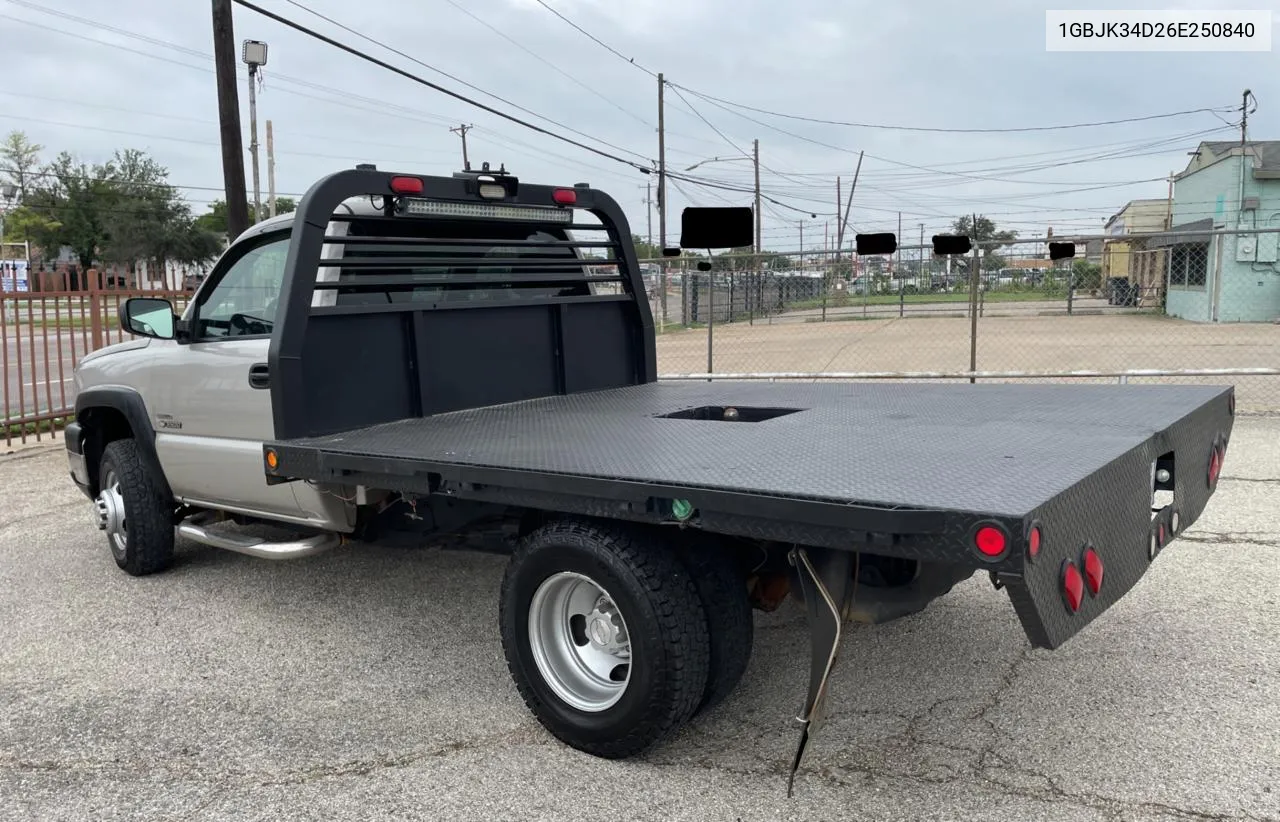 1GBJK34D26E250840 2006 Chevrolet Silverado K3500