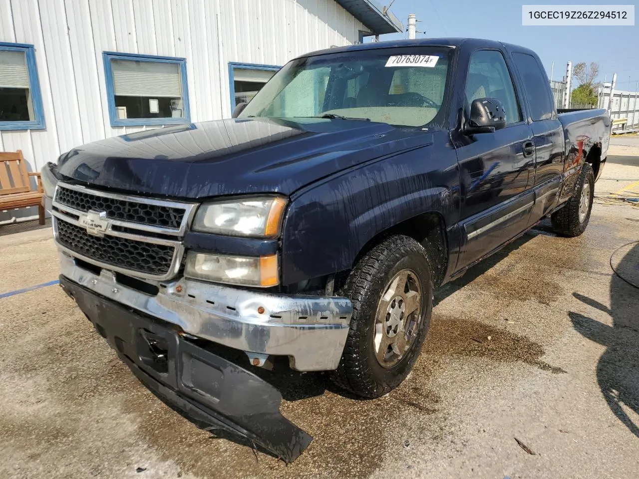 2006 Chevrolet Silverado C1500 VIN: 1GCEC19Z26Z294512 Lot: 70763074