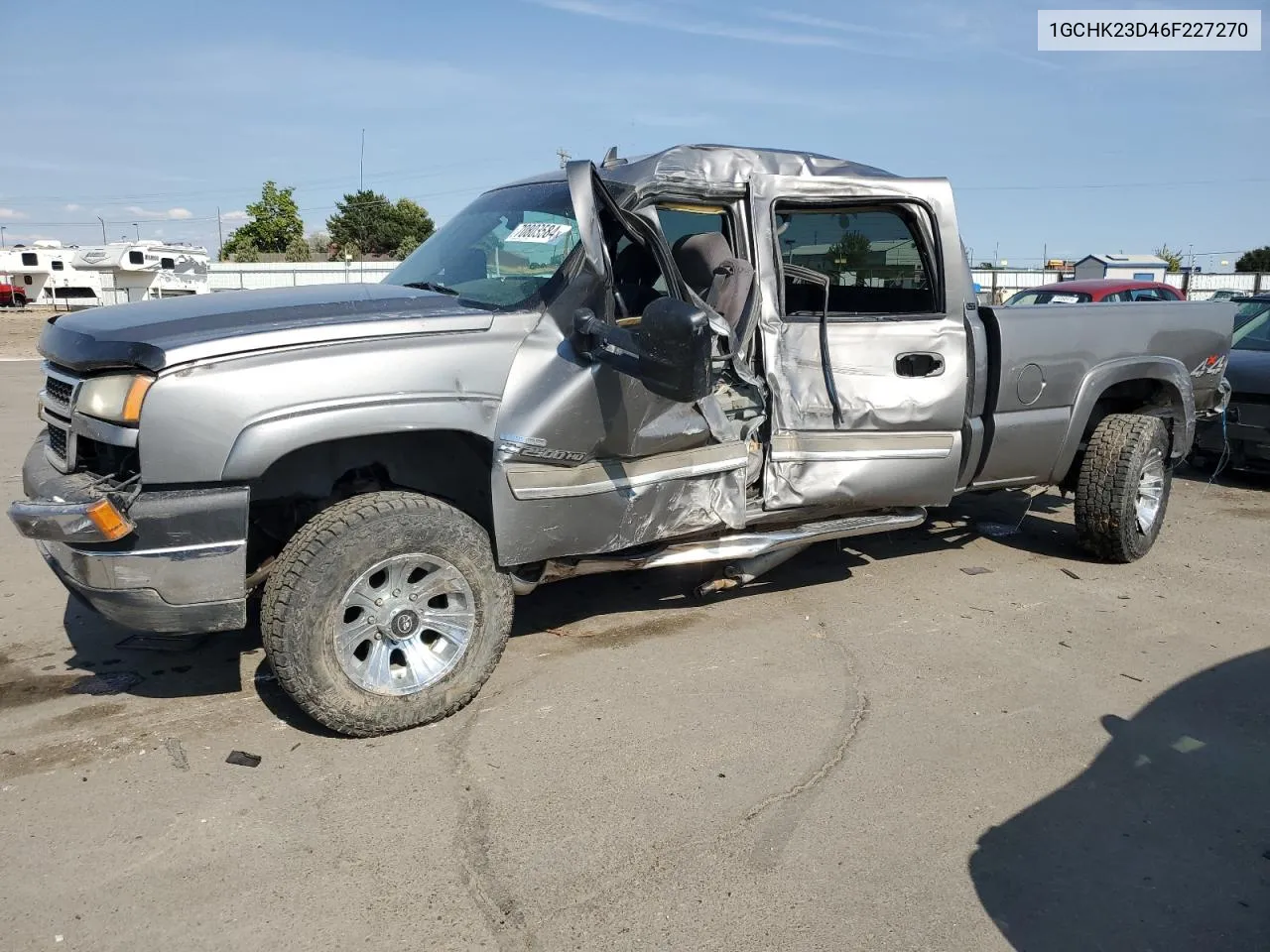 2006 Chevrolet Silverado K2500 Heavy Duty VIN: 1GCHK23D46F227270 Lot: 70803584