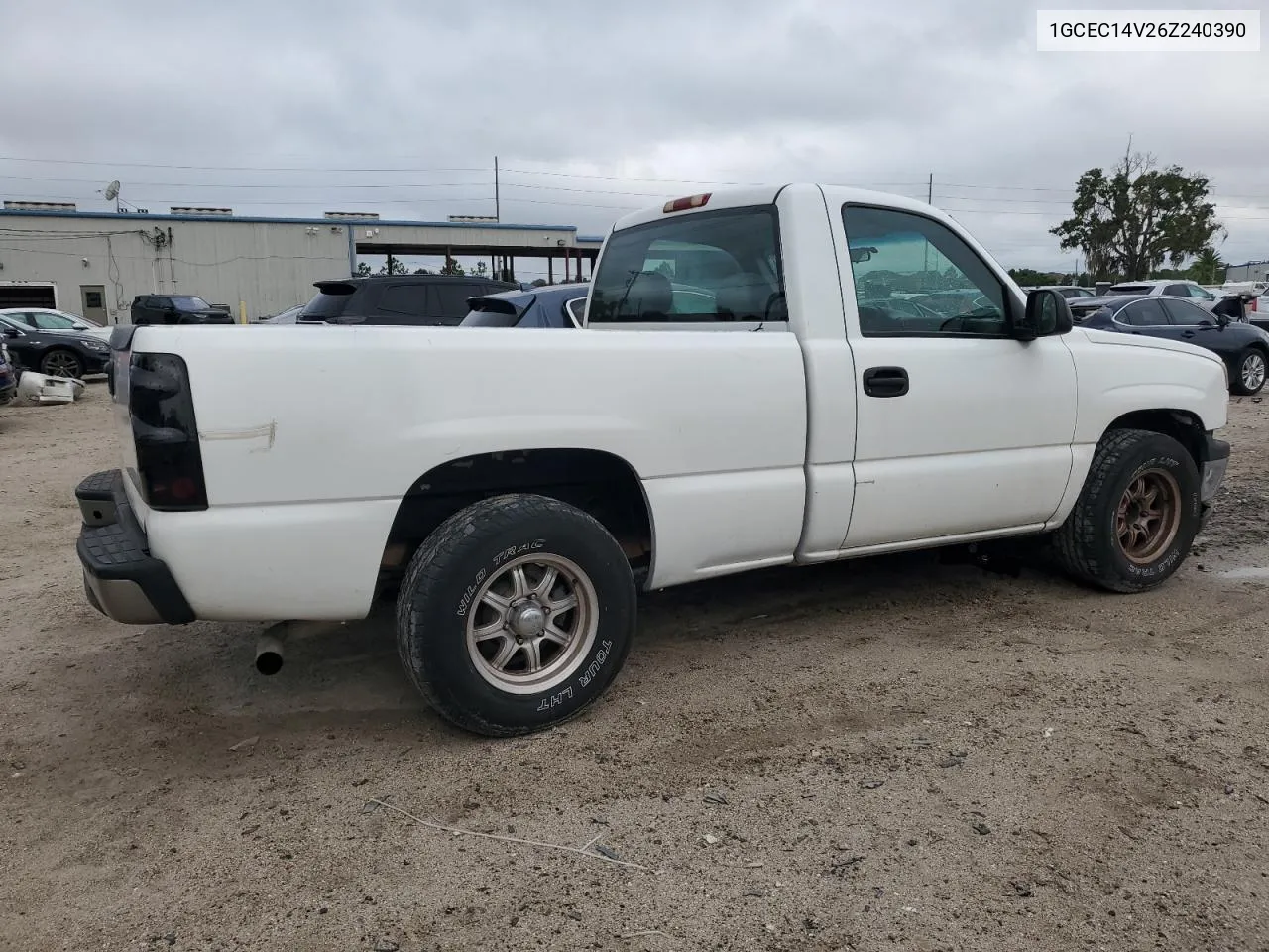 2006 Chevrolet Silverado C1500 VIN: 1GCEC14V26Z240390 Lot: 71025874