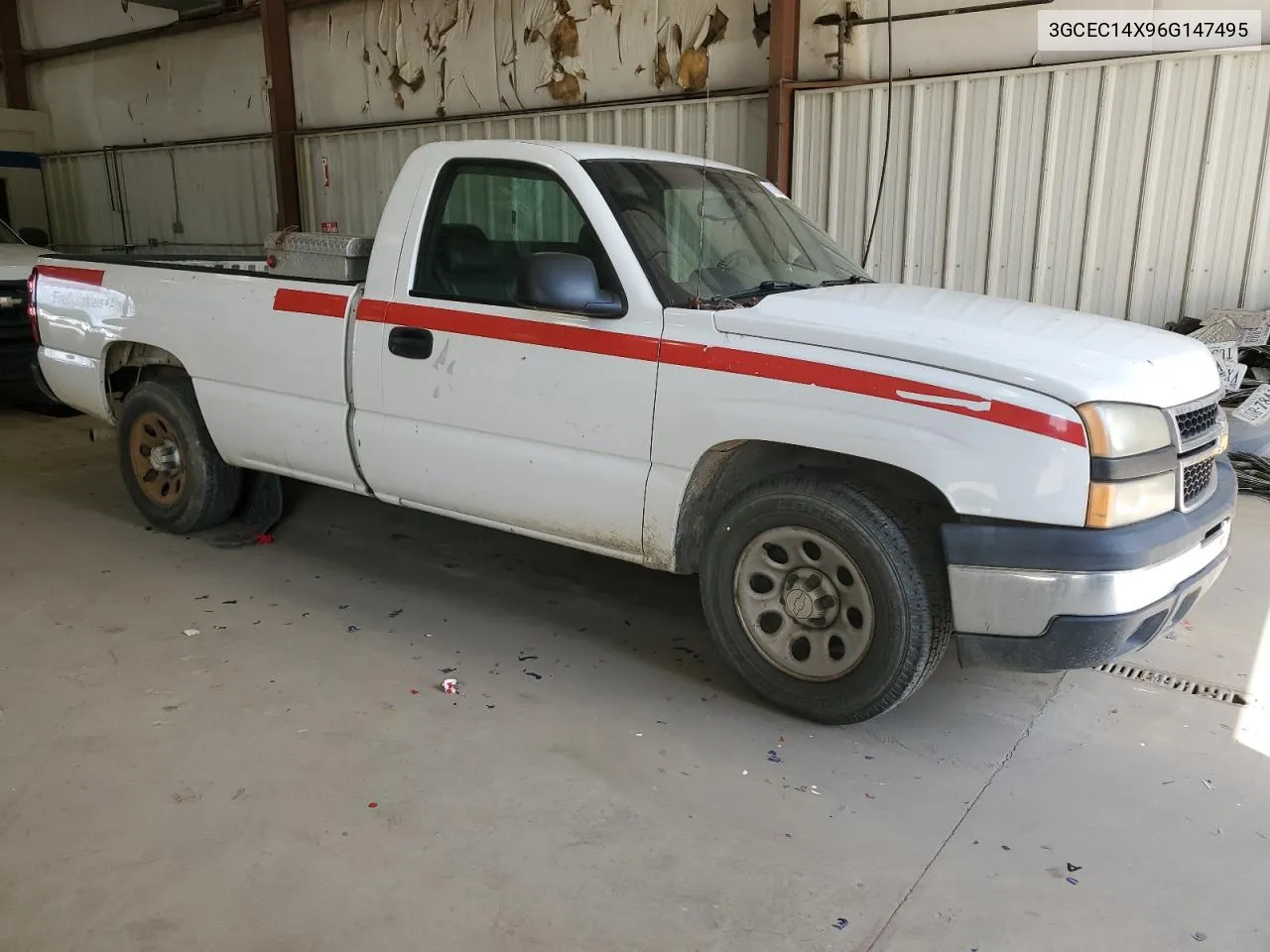 2006 Chevrolet Silverado C1500 VIN: 3GCEC14X96G147495 Lot: 71105164