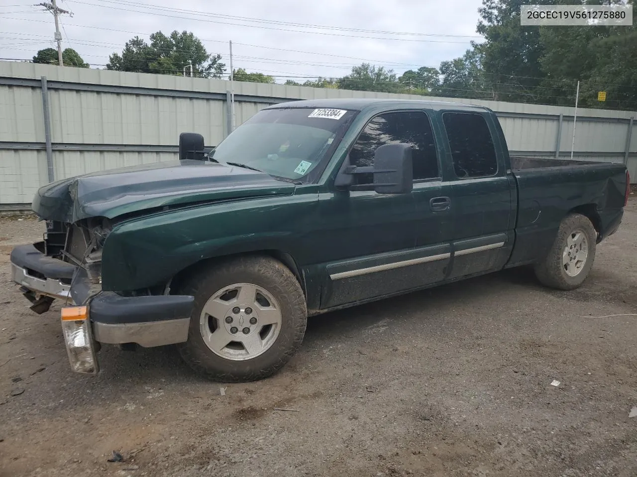 2006 Chevrolet Silverado C1500 VIN: 2GCEC19V561275880 Lot: 71253384