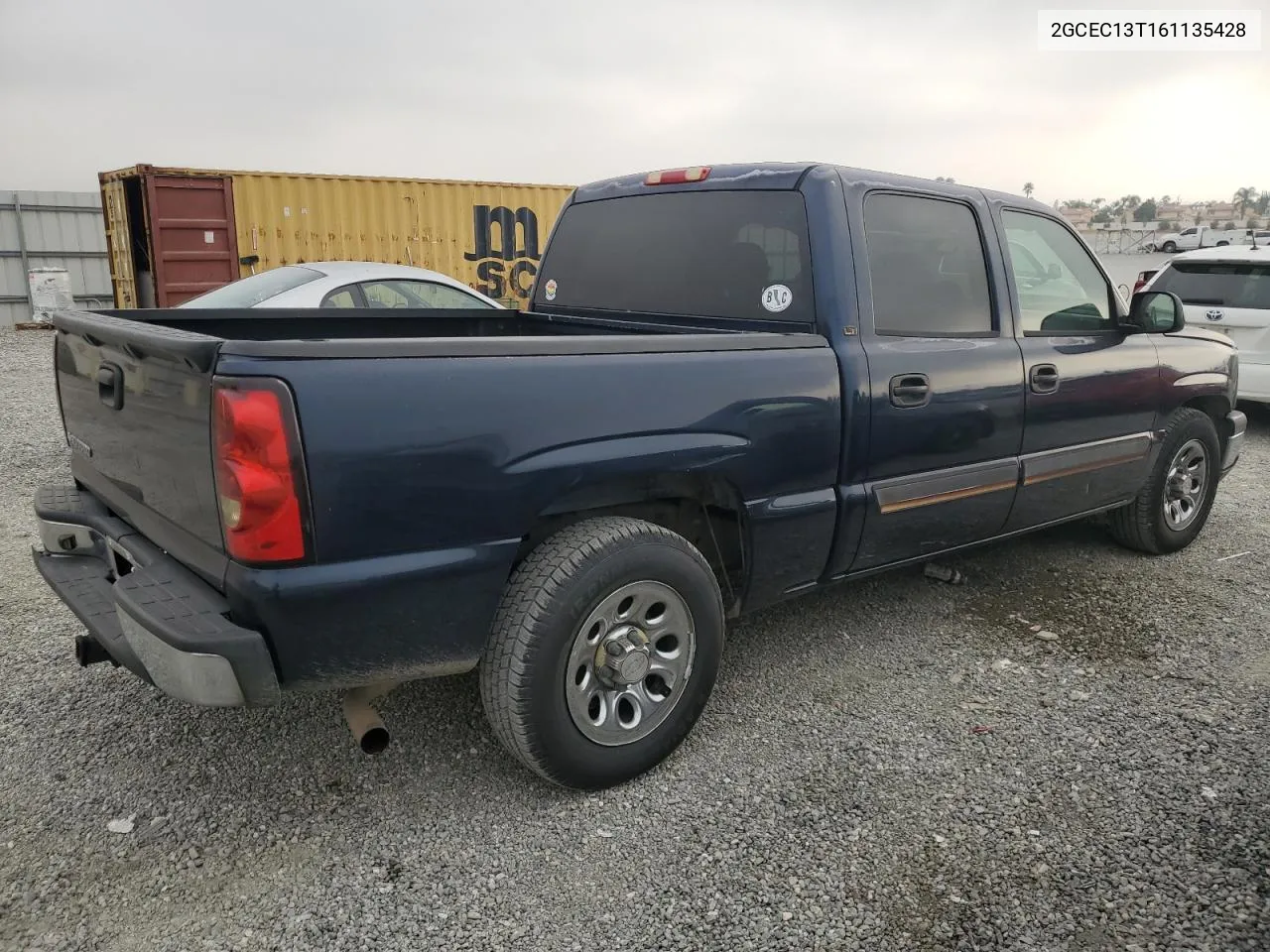 2006 Chevrolet Silverado C1500 VIN: 2GCEC13T161135428 Lot: 71319864