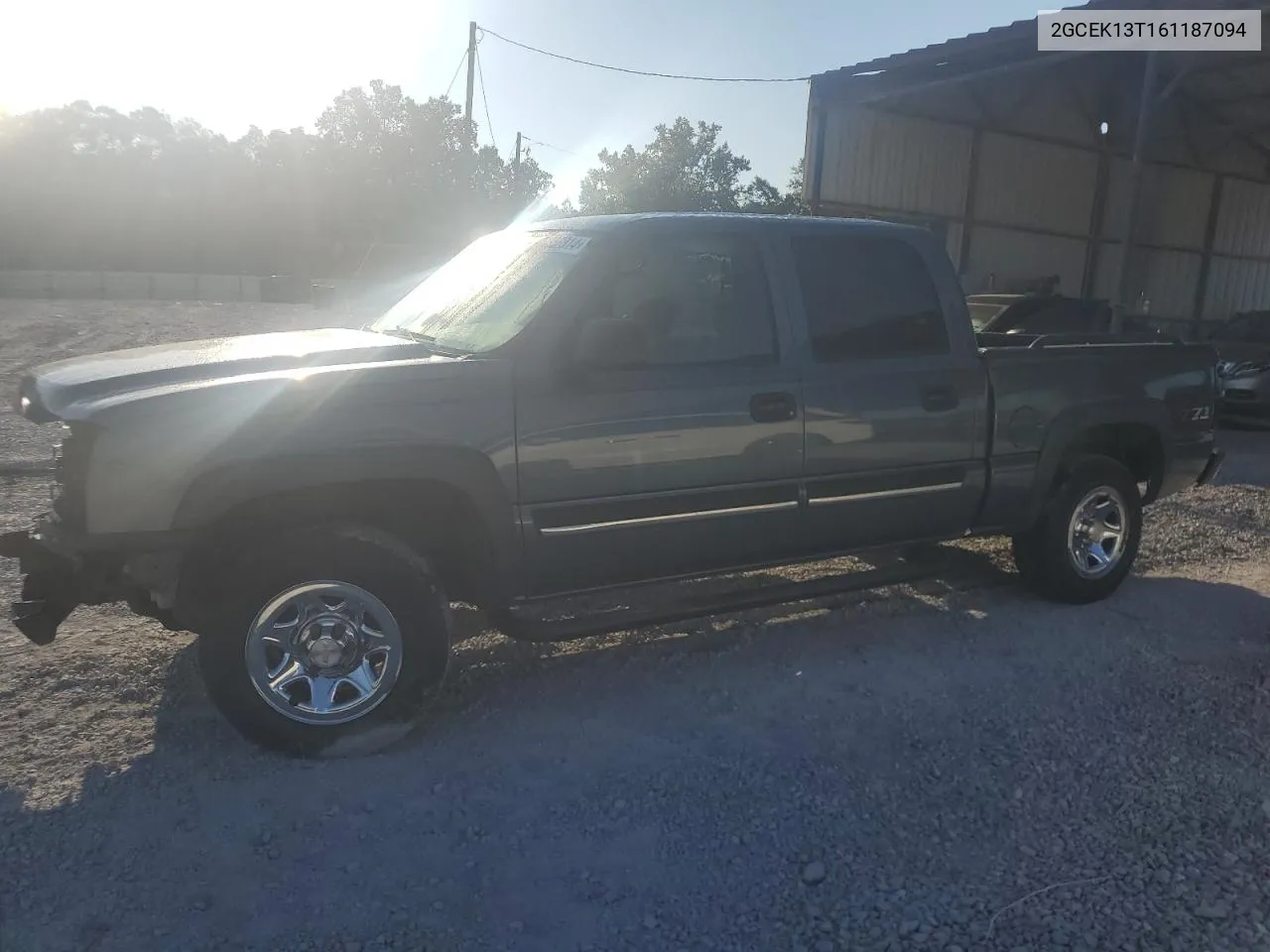 2006 Chevrolet Silverado K1500 VIN: 2GCEK13T161187094 Lot: 71353314