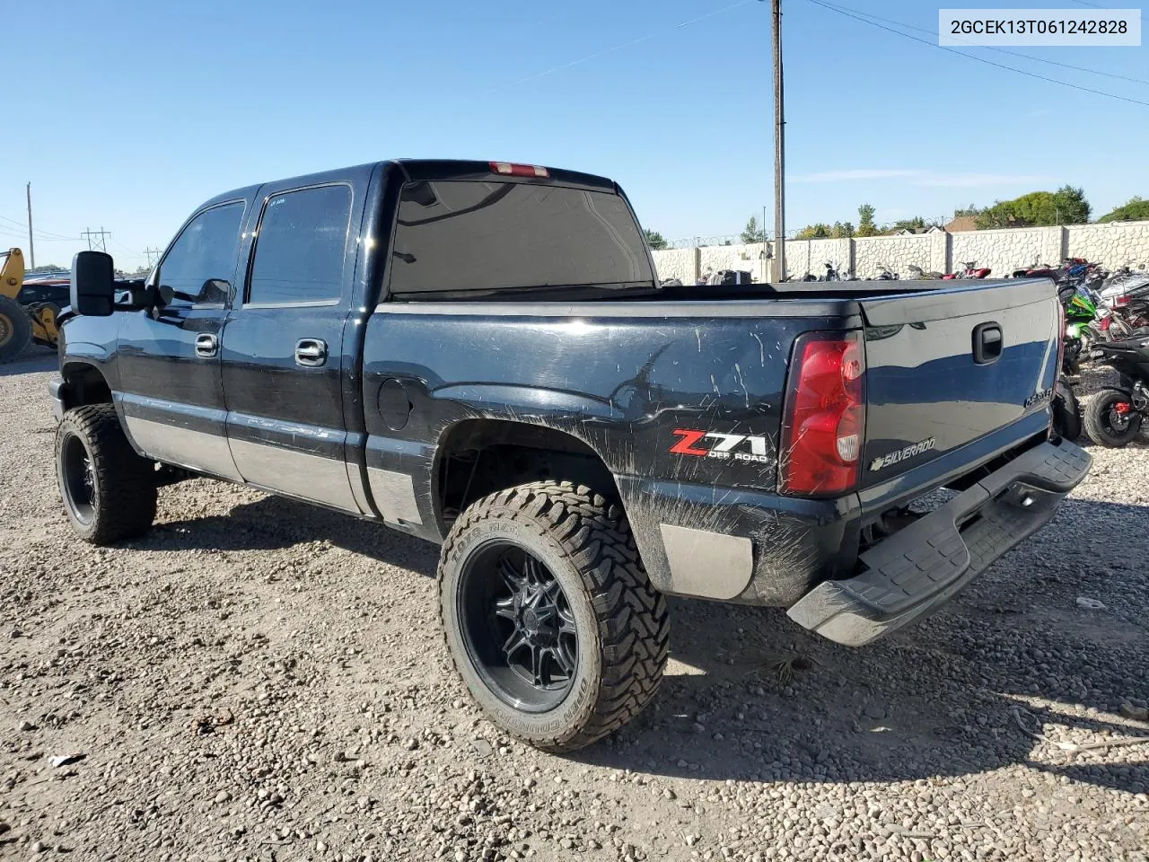 2006 Chevrolet Silverado K1500 VIN: 2GCEK13T061242828 Lot: 71490474