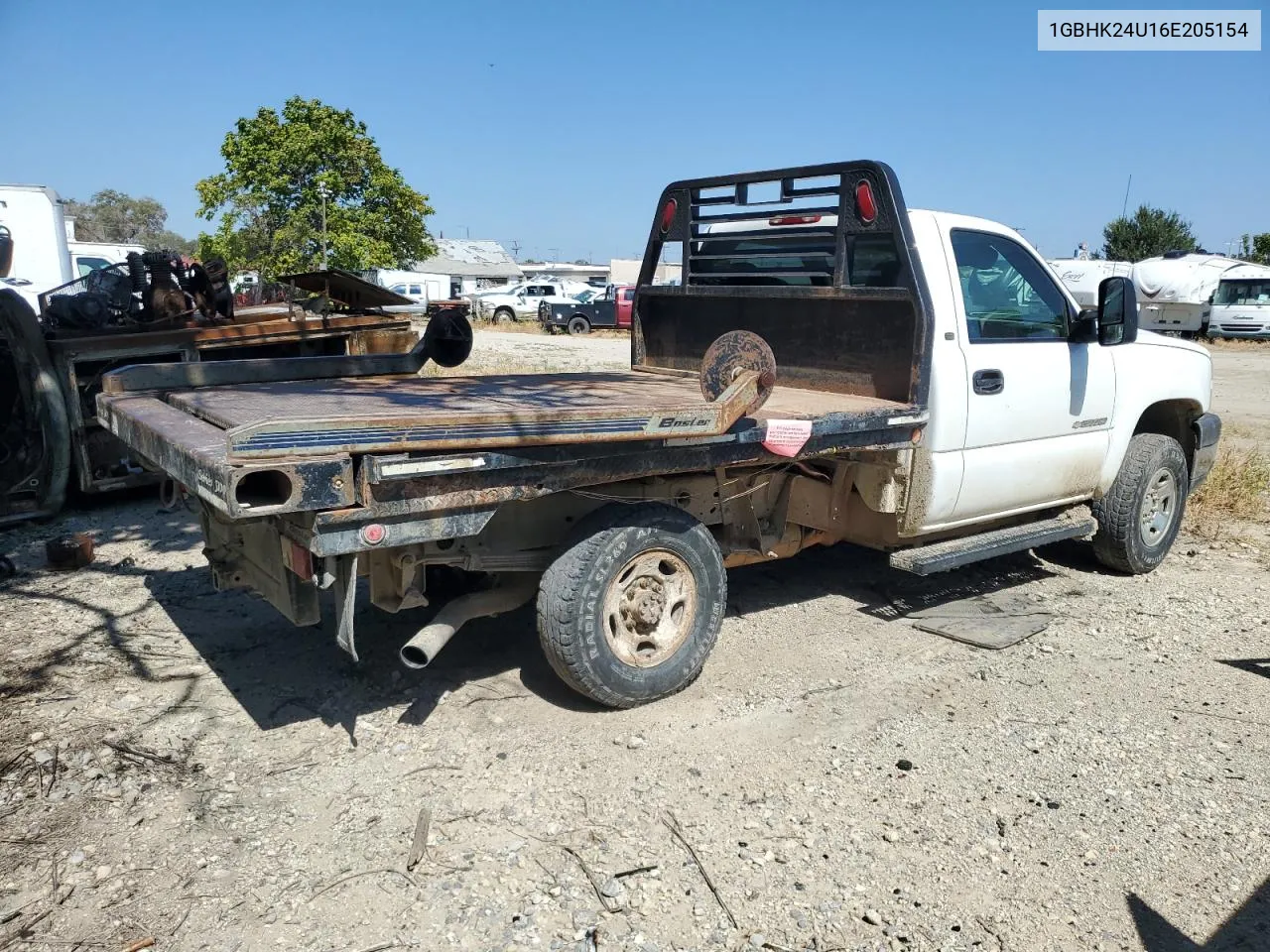 1GBHK24U16E205154 2006 Chevrolet Silverado K2500 Heavy Duty