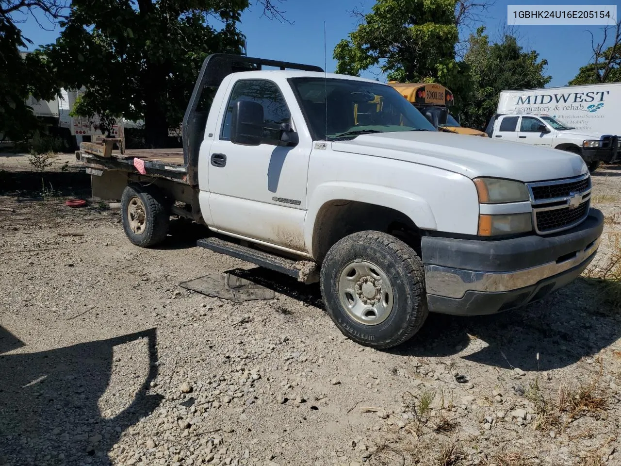 1GBHK24U16E205154 2006 Chevrolet Silverado K2500 Heavy Duty