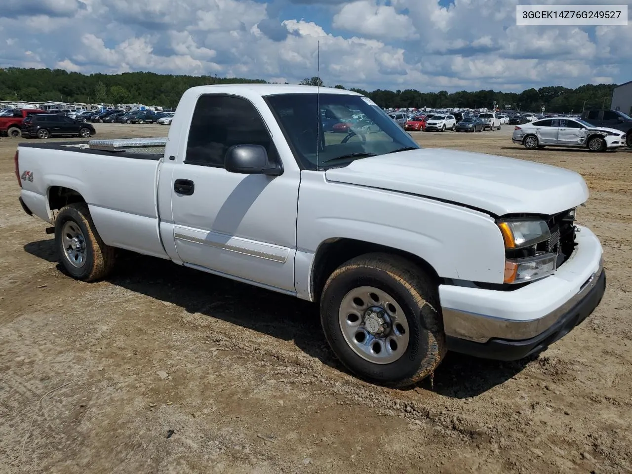 2006 Chevrolet Silverado K1500 VIN: 3GCEK14Z76G249527 Lot: 71626724