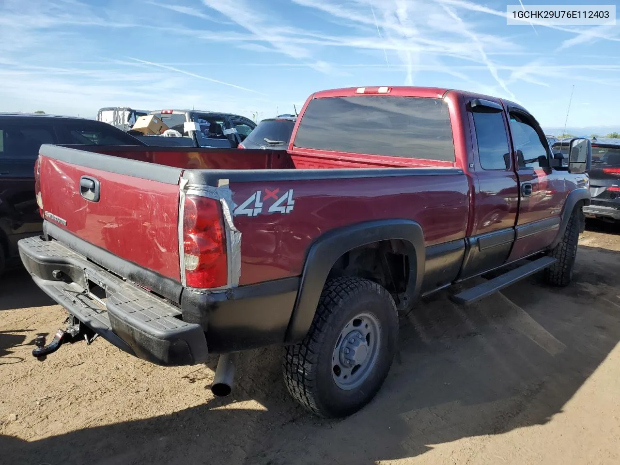 2006 Chevrolet Silverado K2500 Heavy Duty VIN: 1GCHK29U76E112403 Lot: 72586214