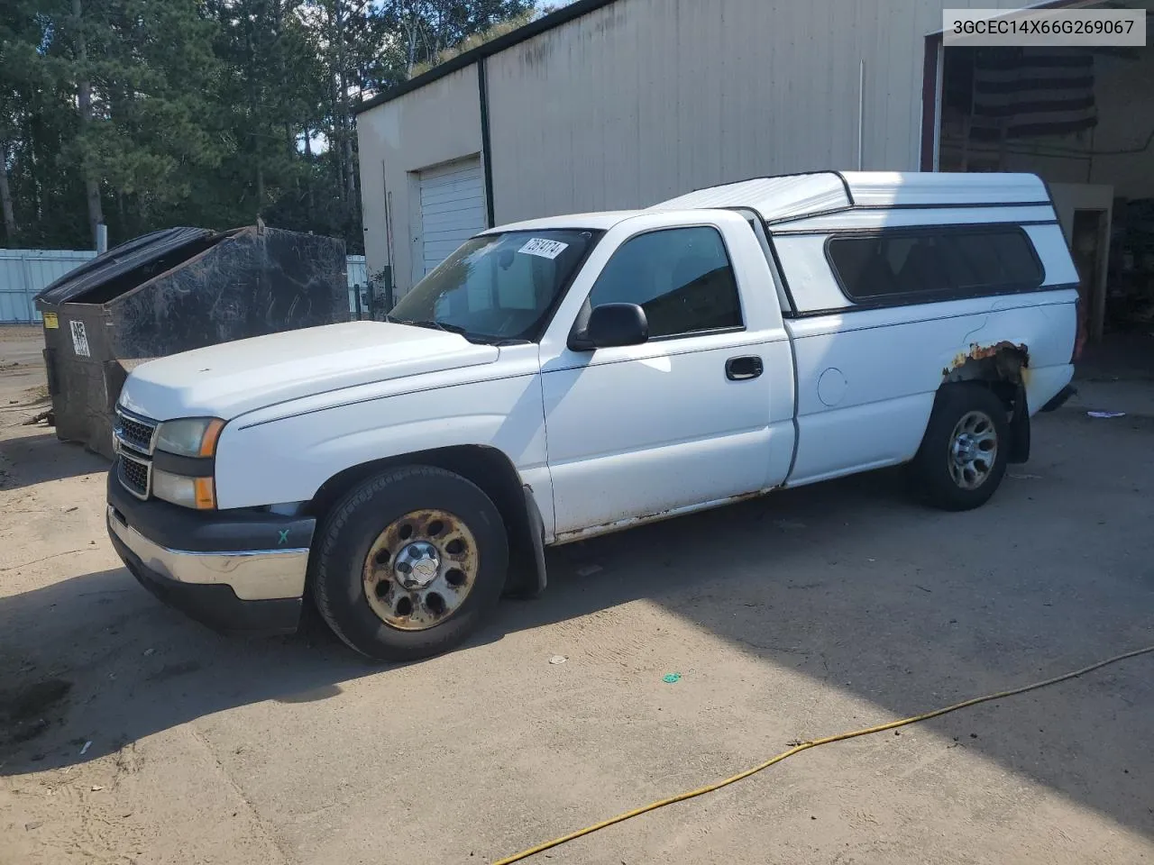 2006 Chevrolet Silverado C1500 VIN: 3GCEC14X66G269067 Lot: 72614174