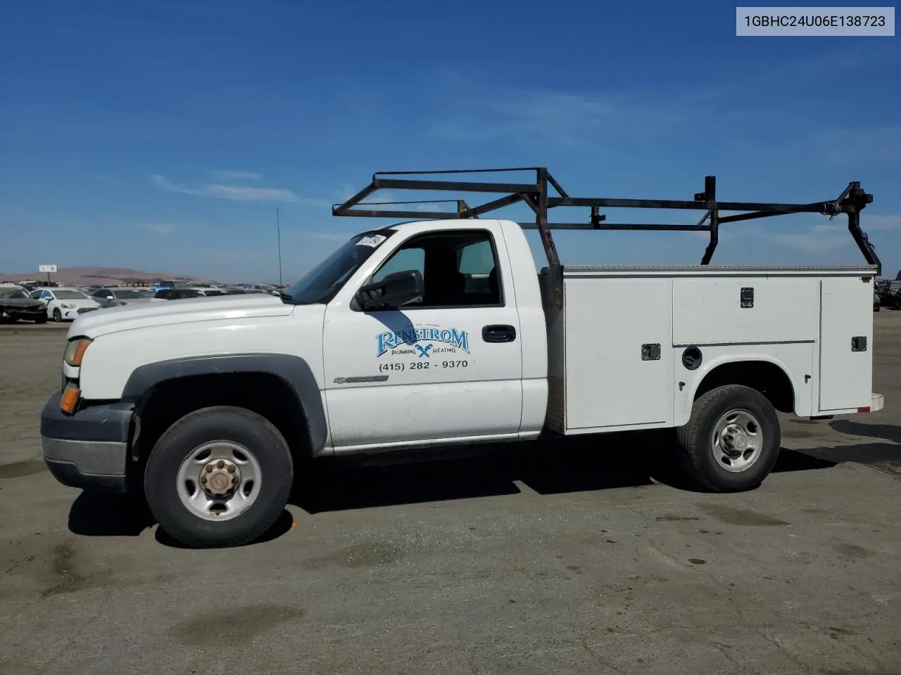 2006 Chevrolet Silverado C2500 Heavy Duty VIN: 1GBHC24U06E138723 Lot: 72727394