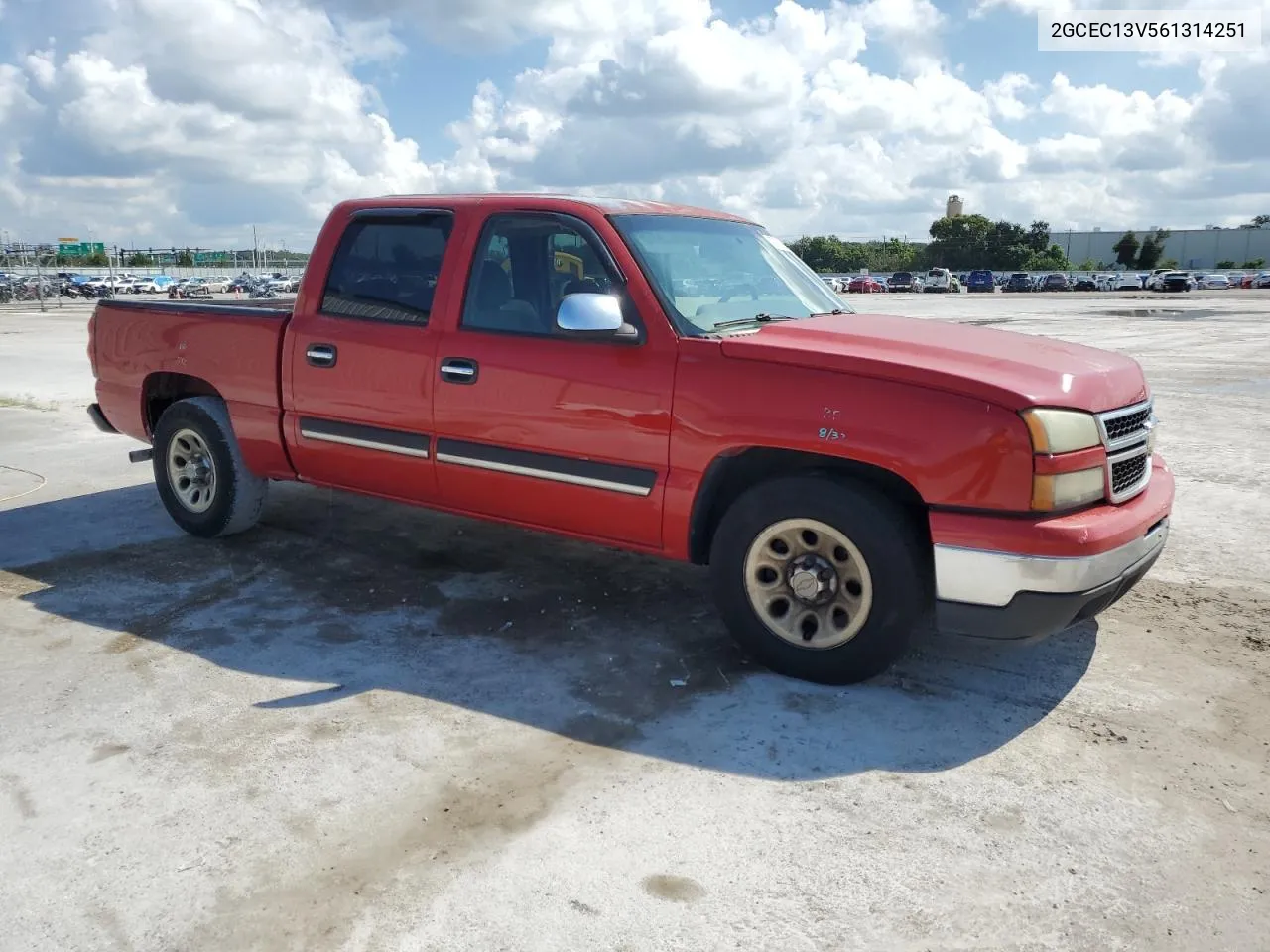 2006 Chevrolet Silverado C1500 VIN: 2GCEC13V561314251 Lot: 72735054