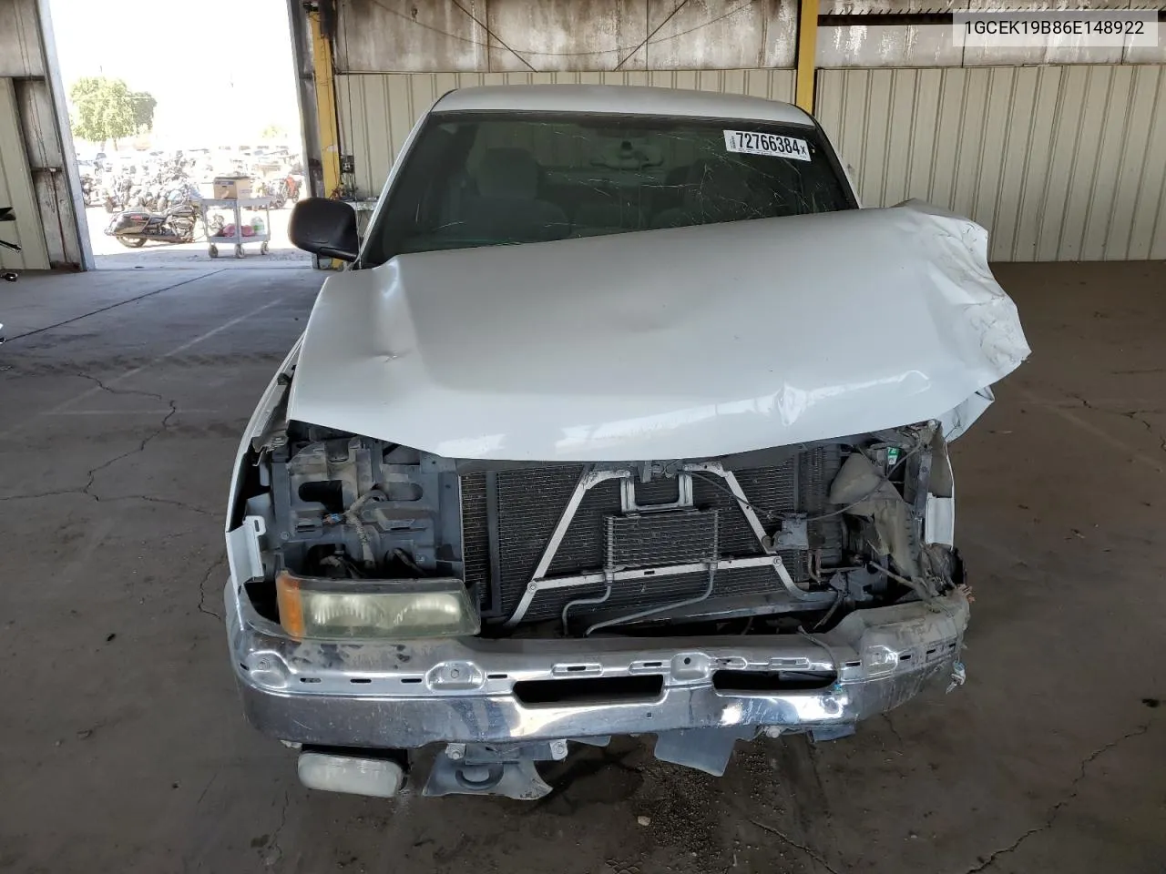 1GCEK19B86E148922 2006 Chevrolet Silverado K1500