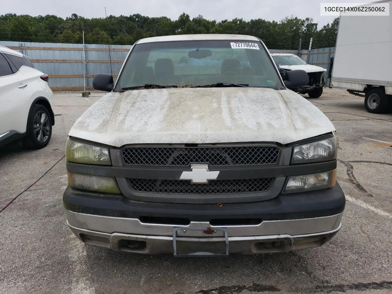 2006 Chevrolet Silverado C1500 VIN: 1GCEC14X06Z250062 Lot: 72770644