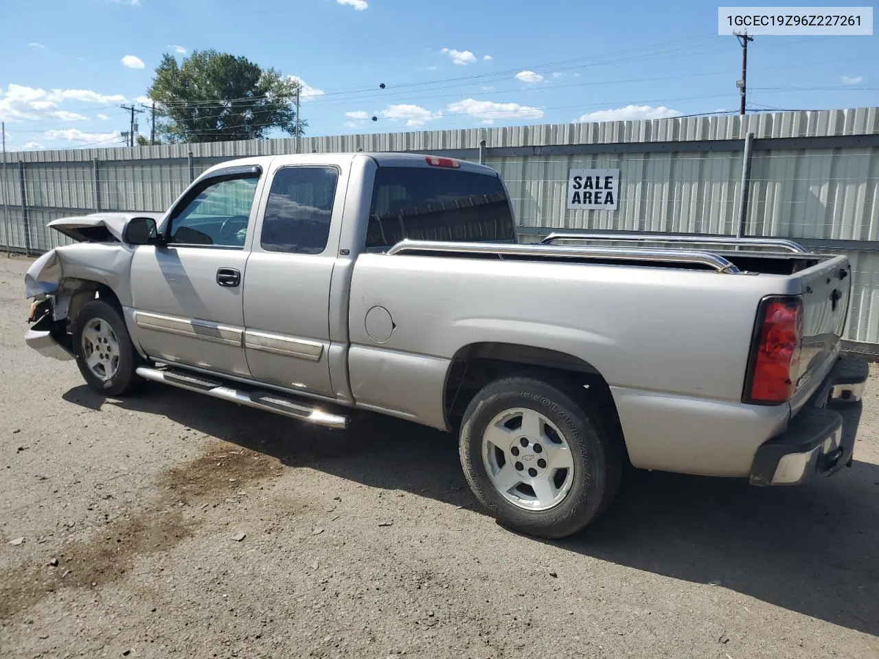 2006 Chevrolet Silverado C1500 VIN: 1GCEC19Z96Z227261 Lot: 72799814