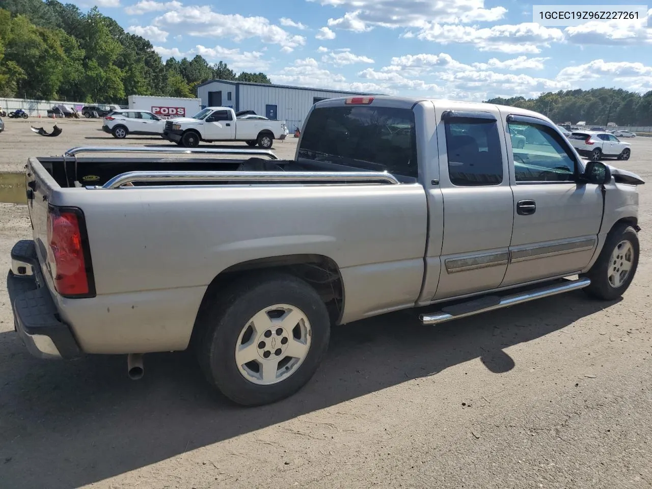 2006 Chevrolet Silverado C1500 VIN: 1GCEC19Z96Z227261 Lot: 72799814