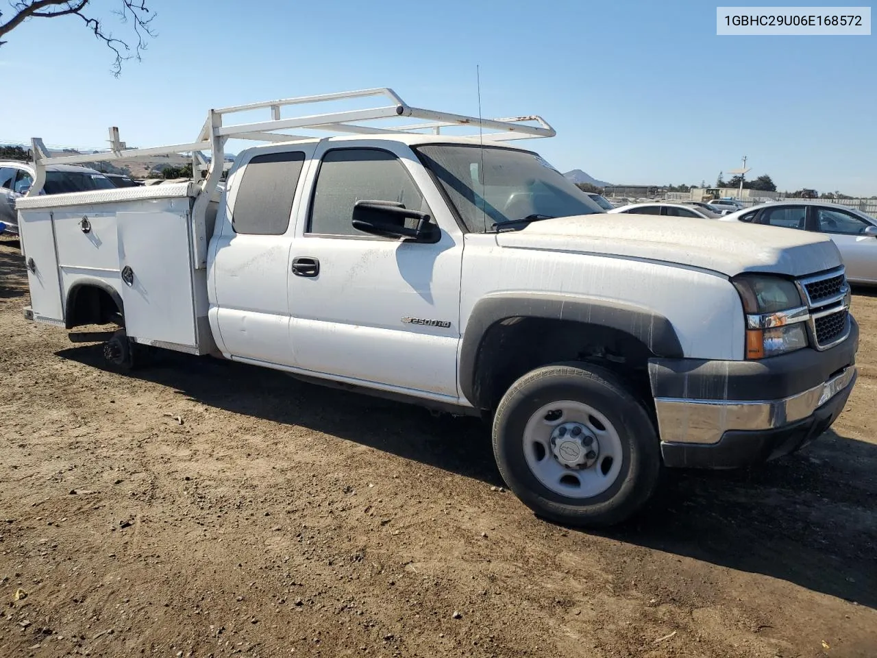 2006 Chevrolet Silverado C2500 Heavy Duty VIN: 1GBHC29U06E168572 Lot: 72819884