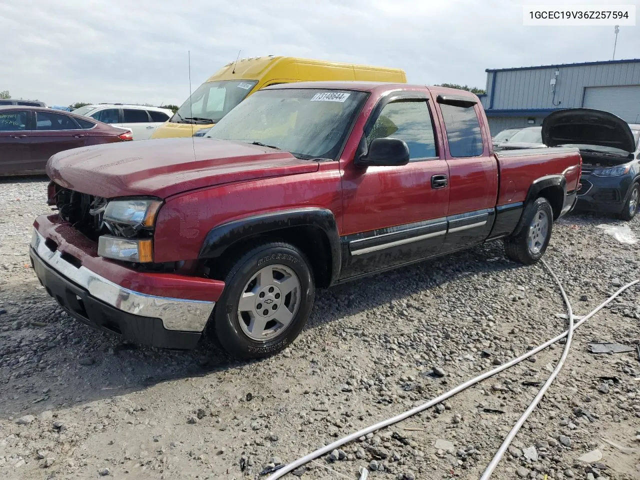 2006 Chevrolet Silverado C1500 VIN: 1GCEC19V36Z257594 Lot: 73148644