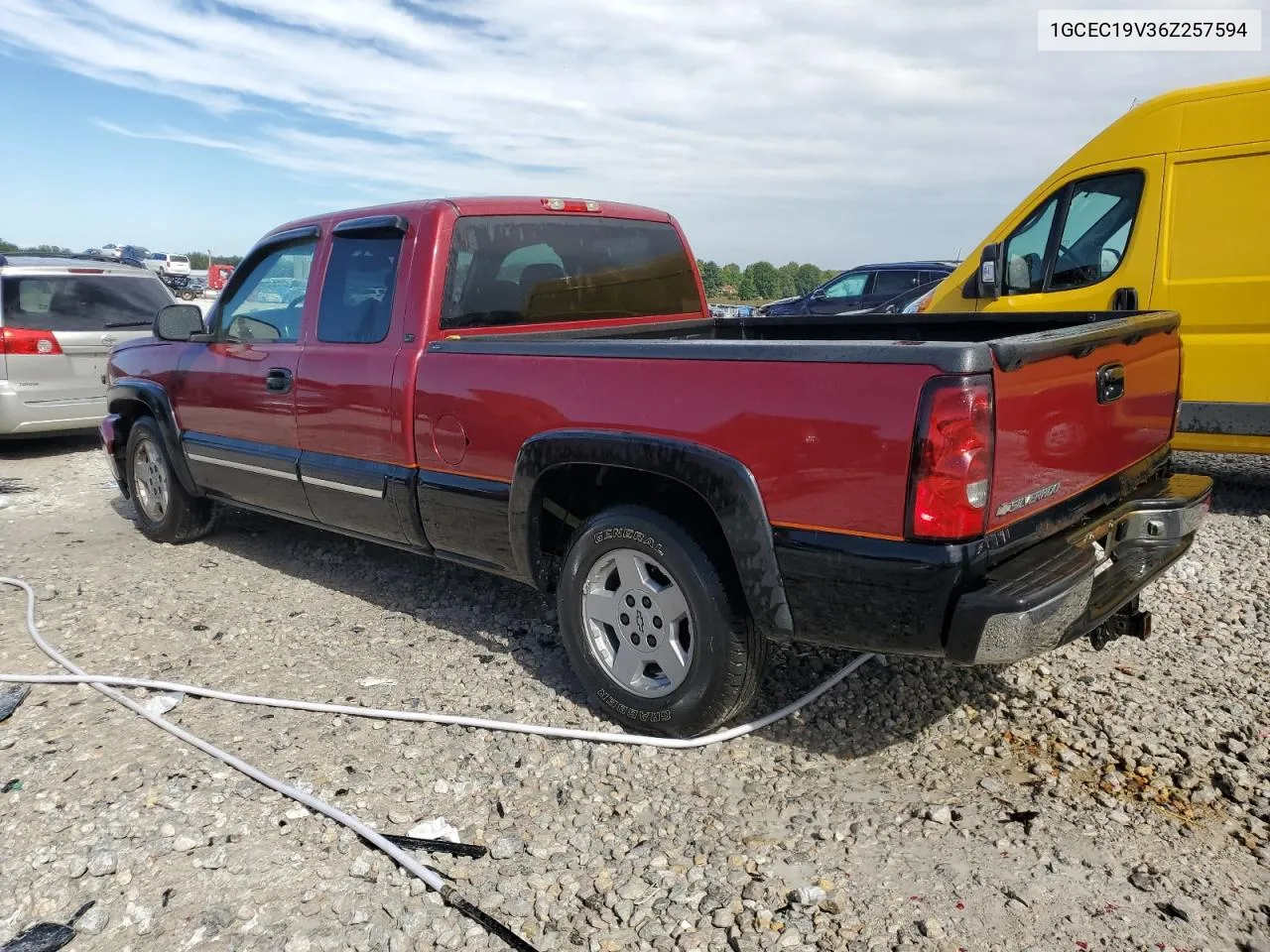 2006 Chevrolet Silverado C1500 VIN: 1GCEC19V36Z257594 Lot: 73148644