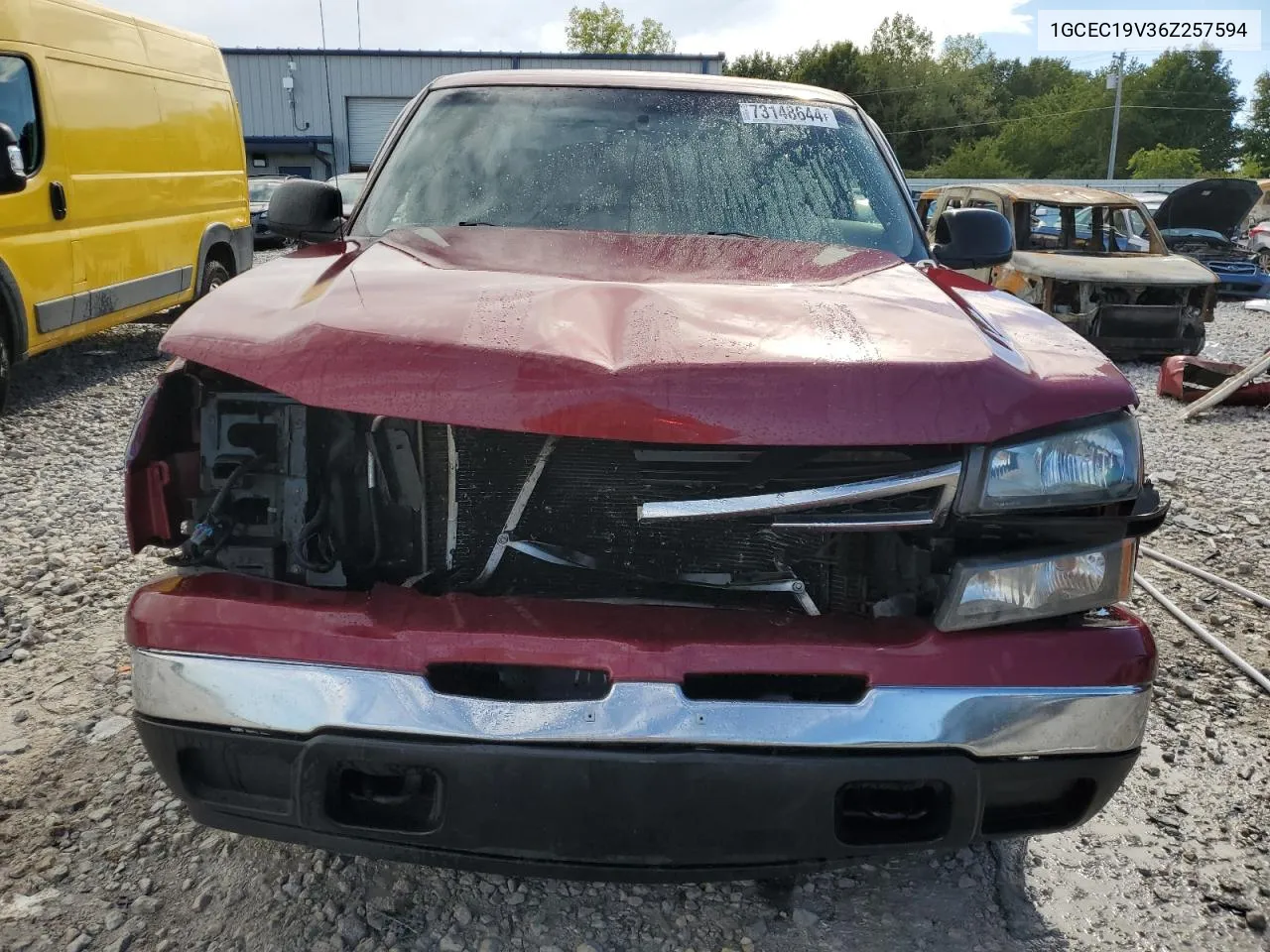 2006 Chevrolet Silverado C1500 VIN: 1GCEC19V36Z257594 Lot: 73148644