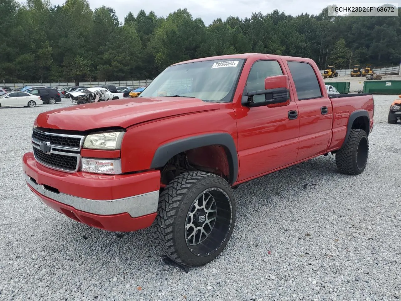 2006 Chevrolet Silverado K2500 Heavy Duty VIN: 1GCHK23D26F168672 Lot: 73290004