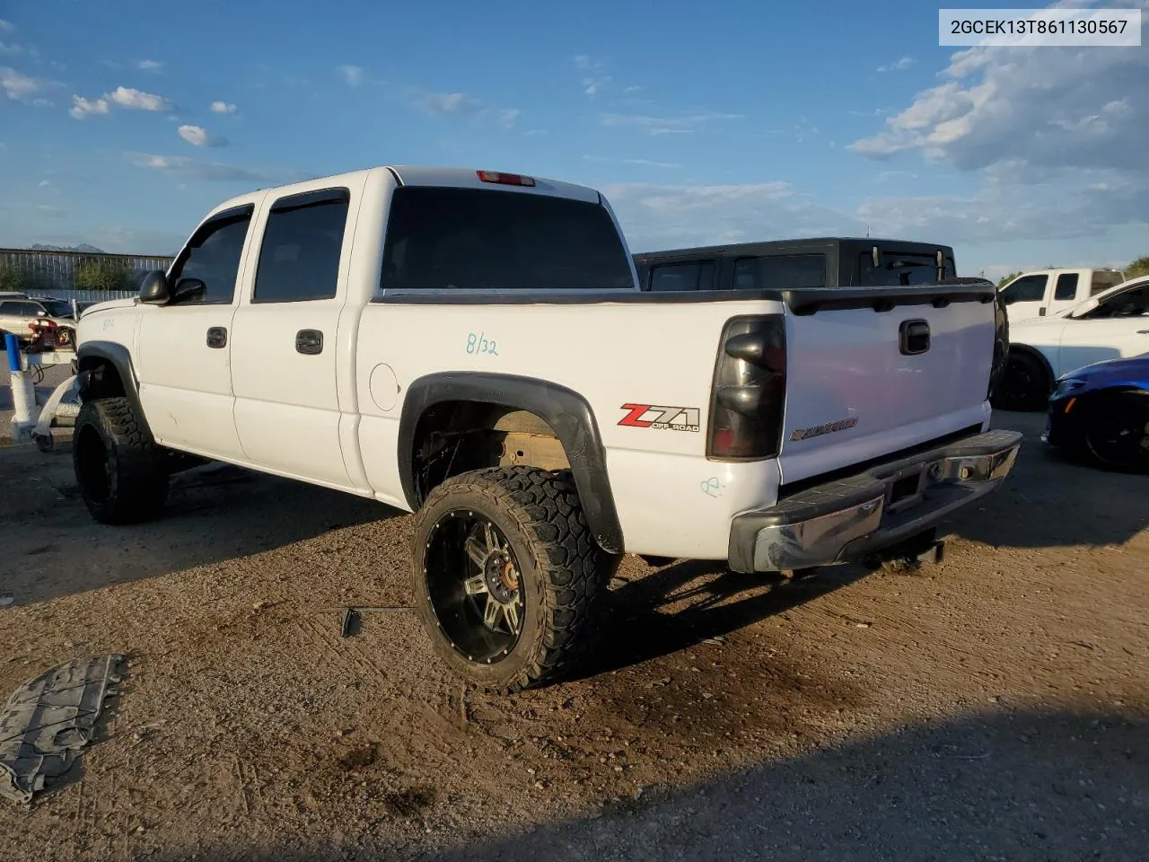 2006 Chevrolet Silverado K1500 VIN: 2GCEK13T861130567 Lot: 73341534