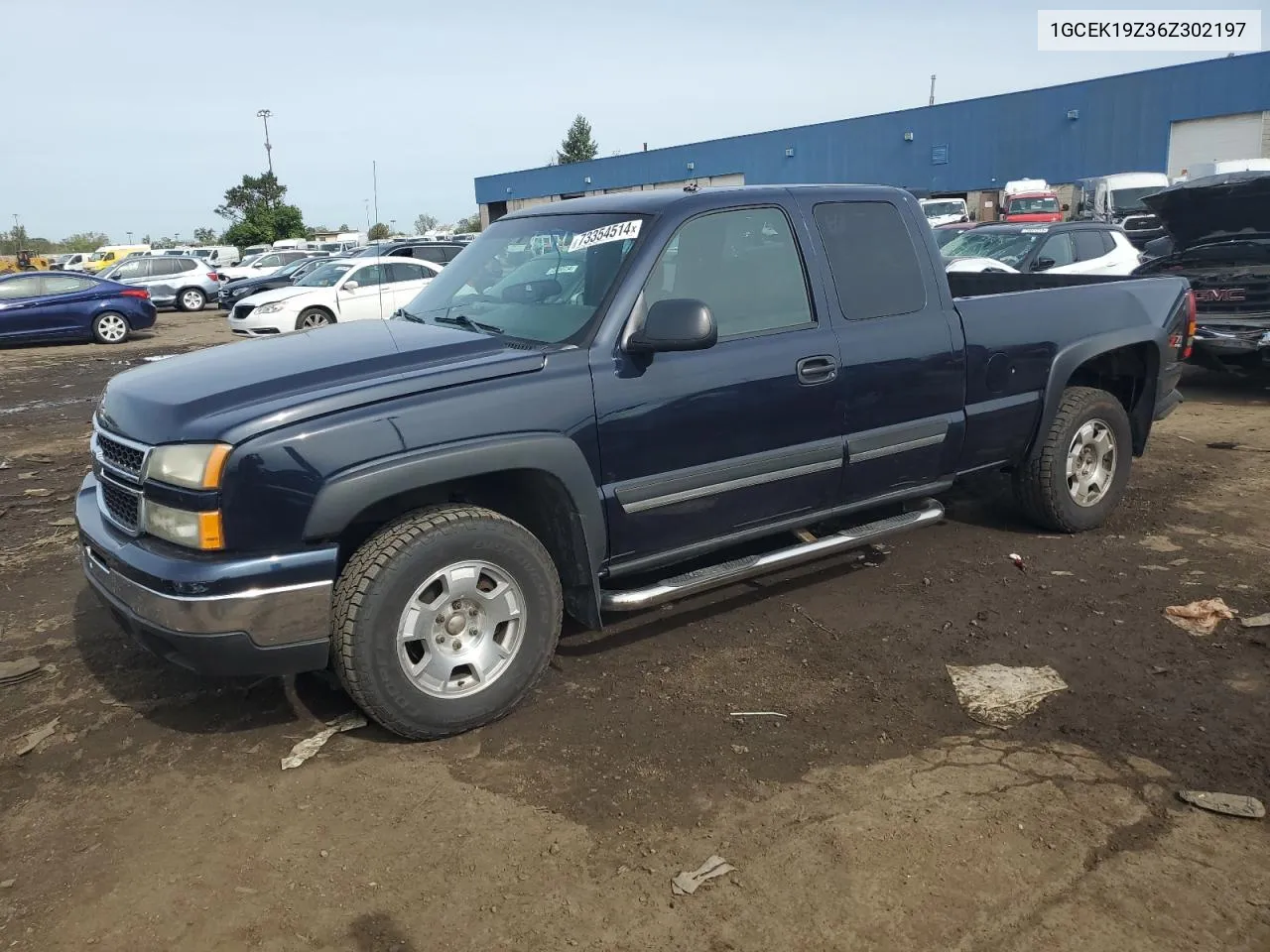 2006 Chevrolet Silverado K1500 VIN: 1GCEK19Z36Z302197 Lot: 73354514