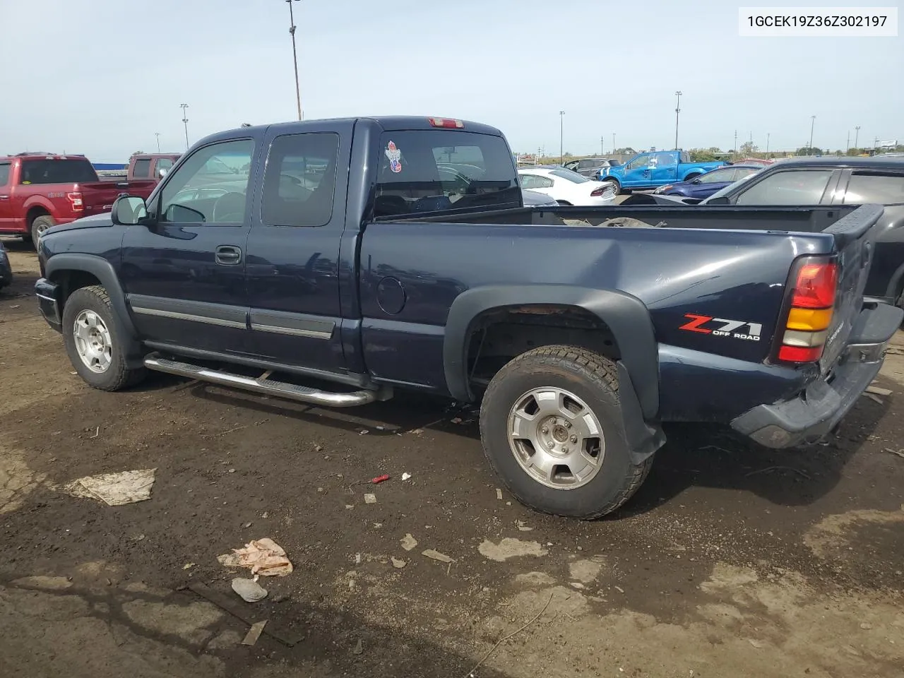 2006 Chevrolet Silverado K1500 VIN: 1GCEK19Z36Z302197 Lot: 73354514