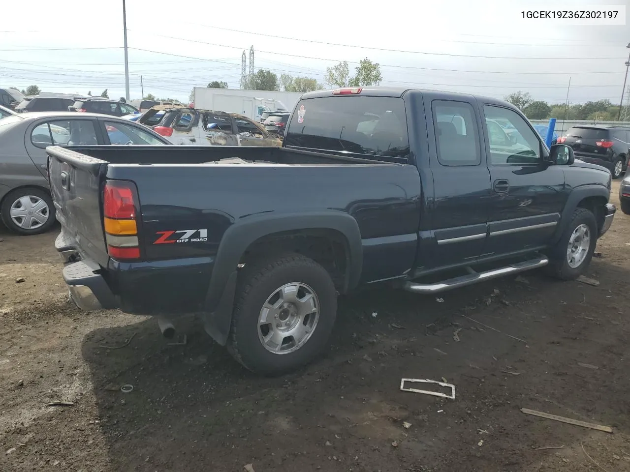 2006 Chevrolet Silverado K1500 VIN: 1GCEK19Z36Z302197 Lot: 73354514