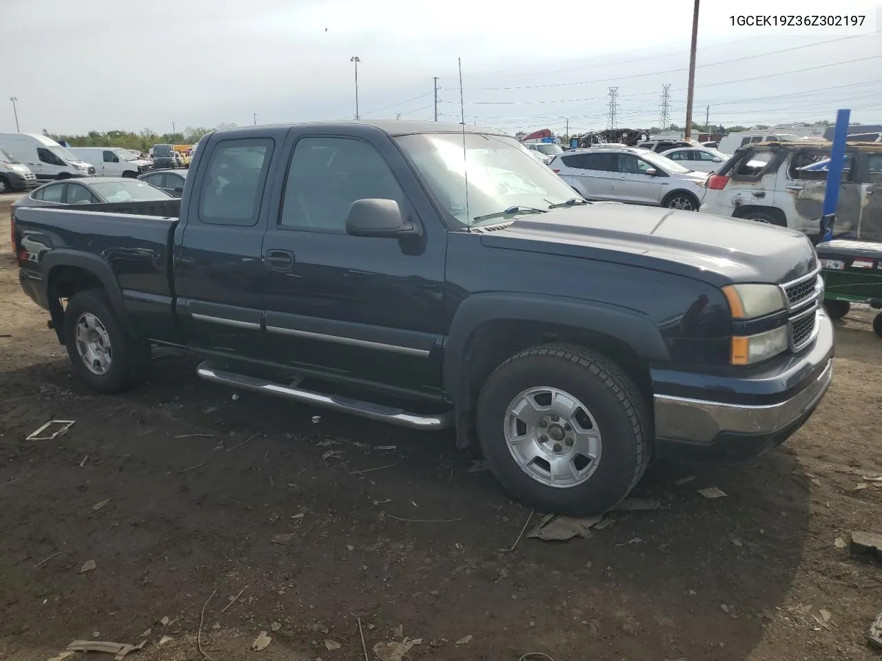 2006 Chevrolet Silverado K1500 VIN: 1GCEK19Z36Z302197 Lot: 73354514