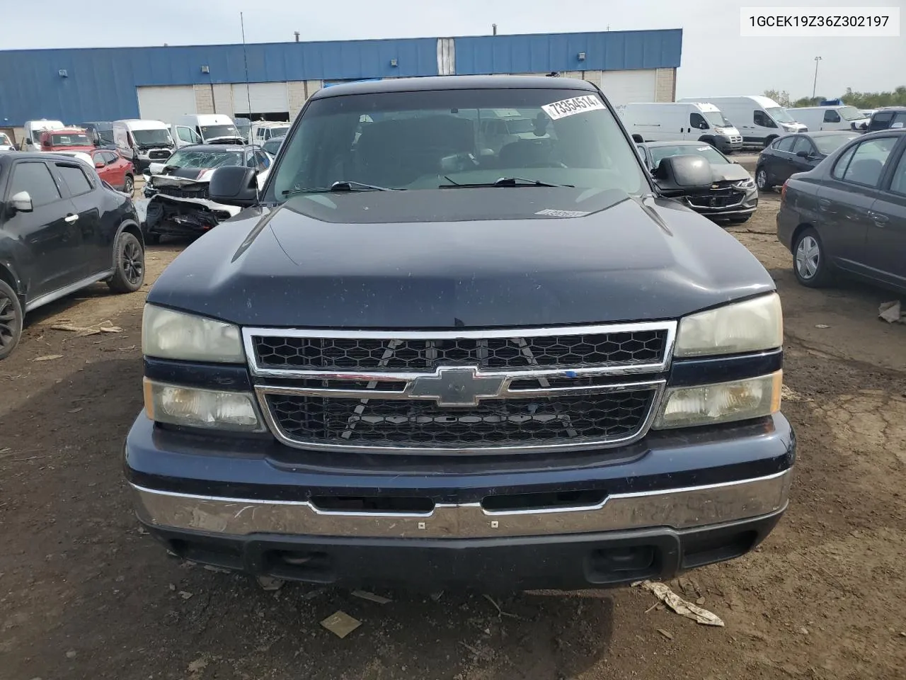 2006 Chevrolet Silverado K1500 VIN: 1GCEK19Z36Z302197 Lot: 73354514