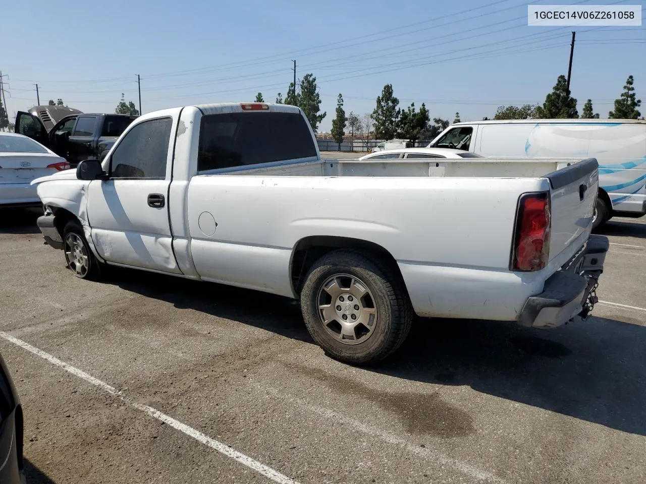 2006 Chevrolet Silverado C1500 VIN: 1GCEC14V06Z261058 Lot: 73417184