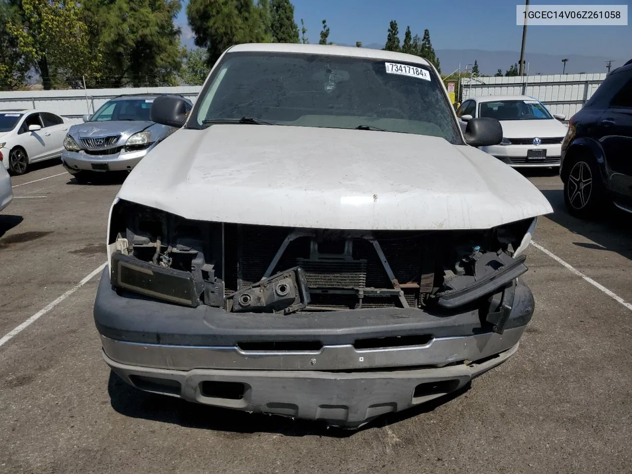 2006 Chevrolet Silverado C1500 VIN: 1GCEC14V06Z261058 Lot: 73417184