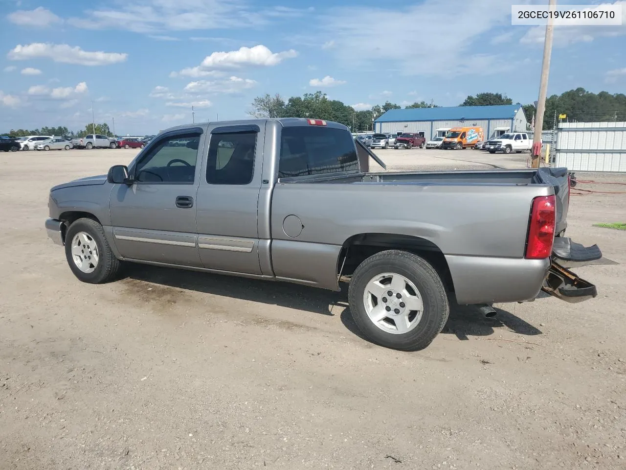 2006 Chevrolet Silverado C1500 VIN: 2GCEC19V261106710 Lot: 73931614