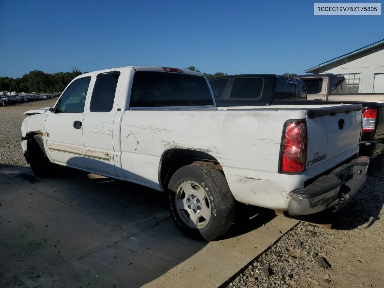 2006 Chevrolet Silverado C1500 VIN: 1GCEC19V76Z175805 Lot: 73952494